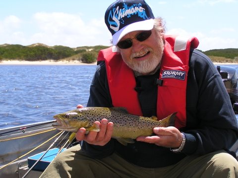 Trout fishing Macquarie Harbour